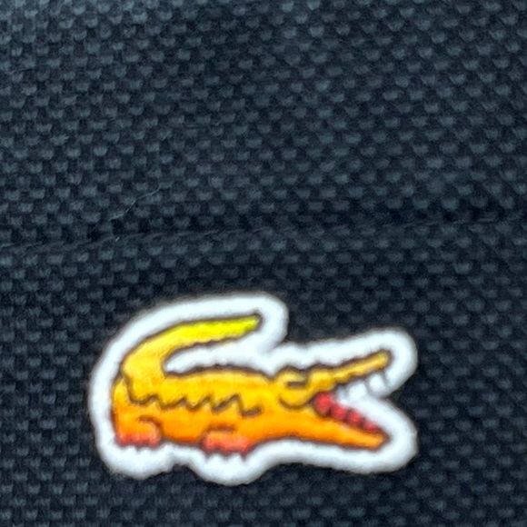 Lacoste Live Shirt Adult XXL Black Fleece Lined Polo Casual Preppy Unisex - Picture 7 of 15